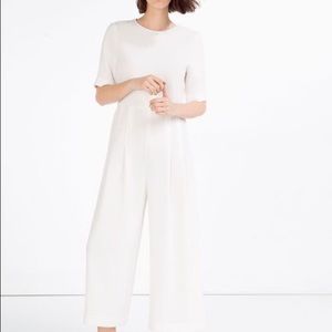White Zara Jumpsuit